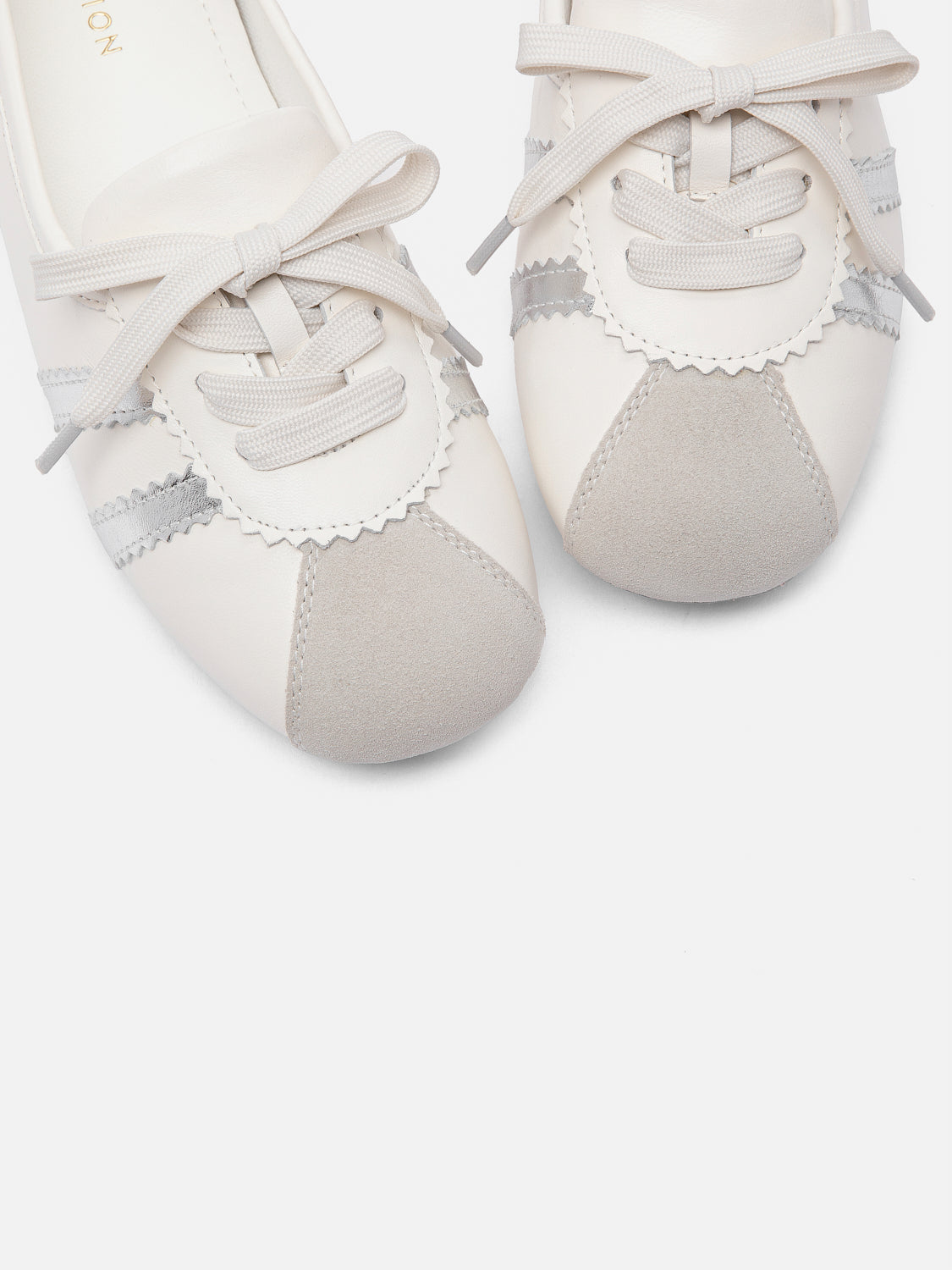 PAZZION, Alice Ballerina Sneakers, Beige