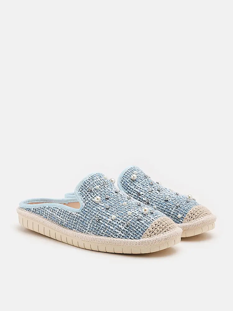 Andrina Pearl Espadrille Mules PAZZION