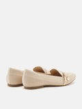 PAZZION, Annabelle Flyknit Loafers, Almond