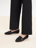 PAZZION, Annabelle Flyknit Loafers, Black