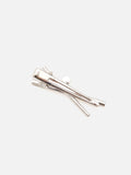 PAZZION, Arielle Diamante Hair Clip, Silver