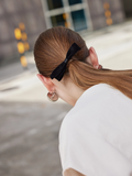 PAZZION, Barbara Bow Hair Clip, Black