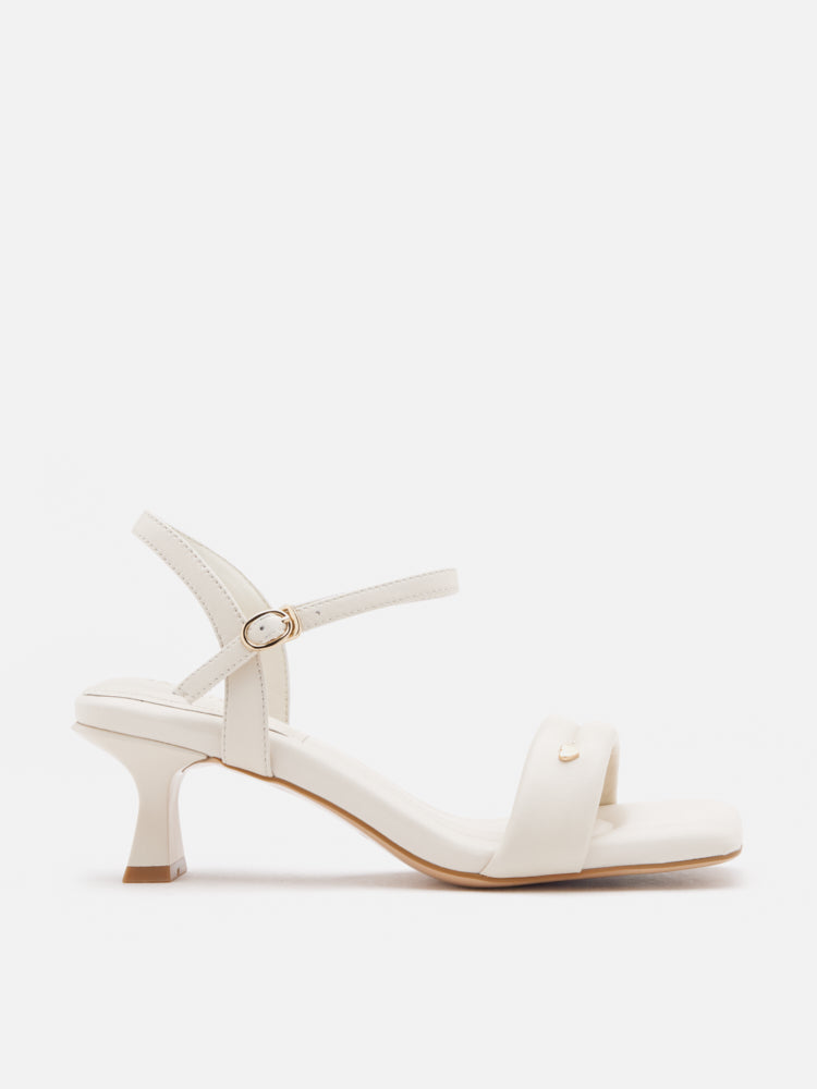 PAZZION, Bella Strappy Heels, Beige