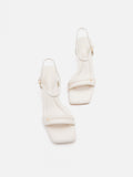 PAZZION, Bella Strappy Heels, Beige