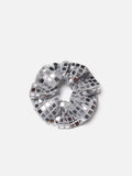 PAZZION, Beth Sequins Scrunchie, Silver