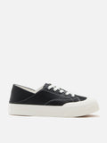 PAZZION, Binx Two-Way Leather Sneakers, Black