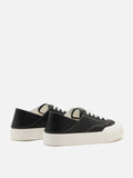 PAZZION, Binx Two-Way Leather Sneakers, Black