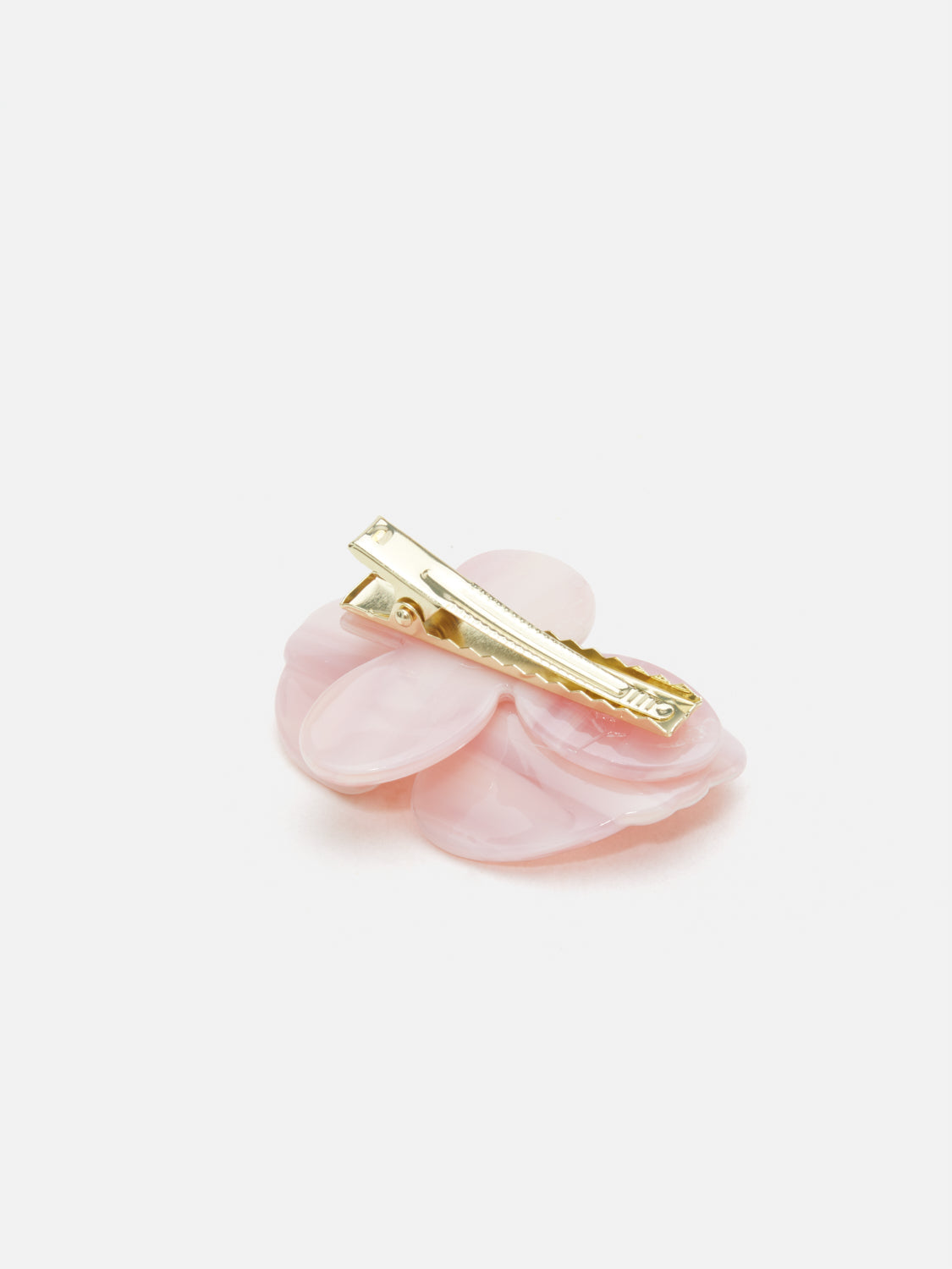 PAZZION, Bree Bloom and Pearl Hair Clip, Pink