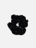 PAZZION, Brigitte Sequins Scrunchie, Black