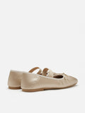PAZZION, Brivelle Silk Mary Janes, Almond