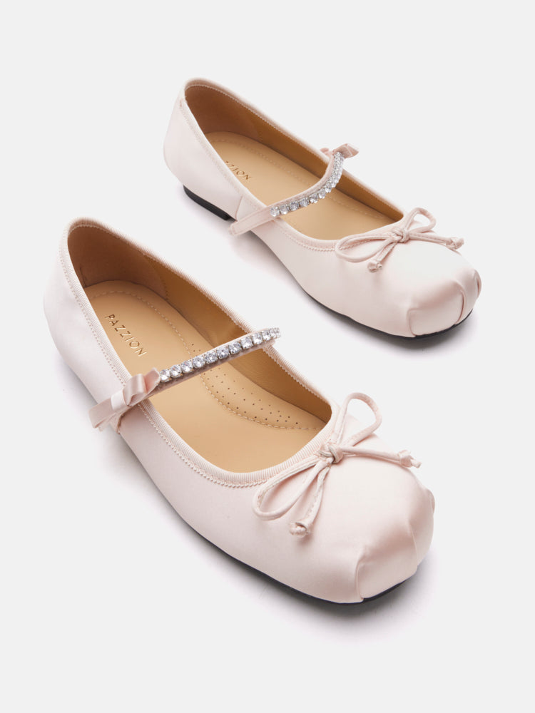 PAZZION, C125-2A MARYJANE-FLATS, Champagne