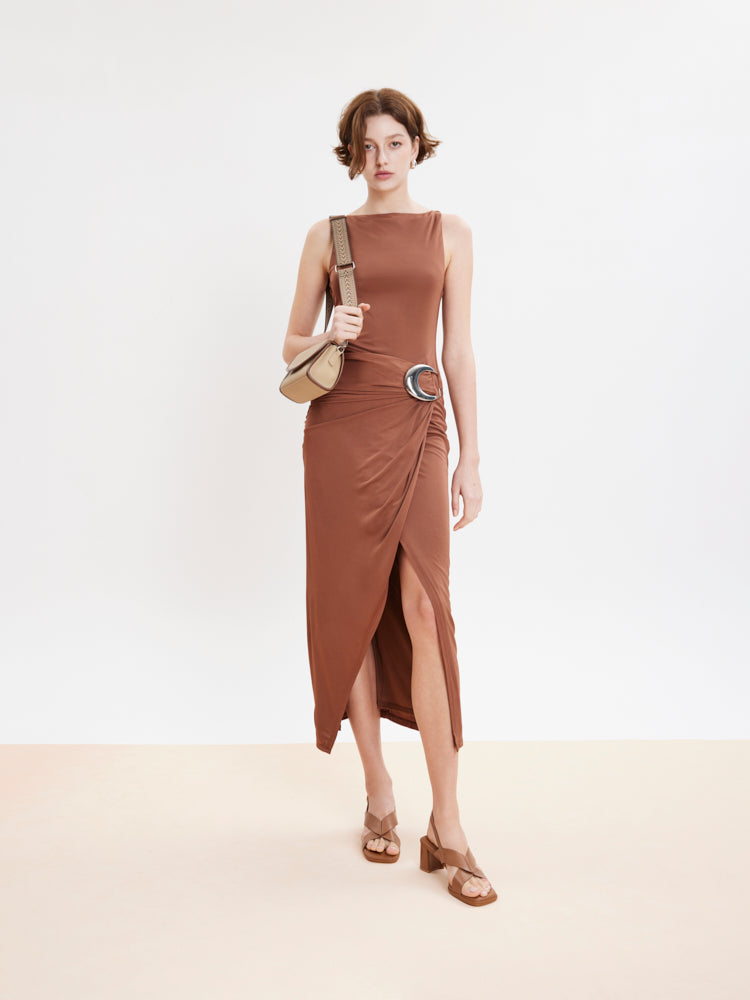 PAZZION, Calla Pillow Strappy Heels, Brown