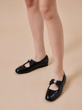 PAZZION, Camilla Diamante Bow Flats, Black