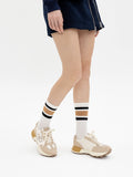 PAZZION, Camille Suede Sneakers, Beige