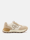 PAZZION, Camille Suede Sneakers, Beige