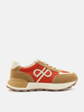 PAZZION, Camille Suede Sneakers, Orange