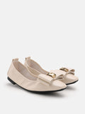 Candace Pop of Bow Square Toe Flats