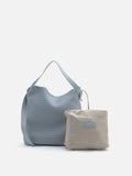 PAZZION, Cara Woven Bag, Grey