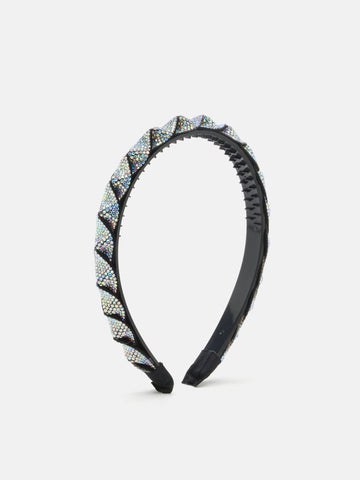 Casey Crystal Embellished Twisted Hair Band