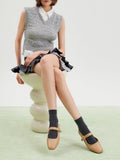 PAZZION, Clarke Leather Buckled MaryJanes, Almond