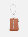 PAZZION, Cleo Mini Chained Pouch, Brown