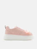 PAZZION, Dana Bow Tie Sneakers, Pink