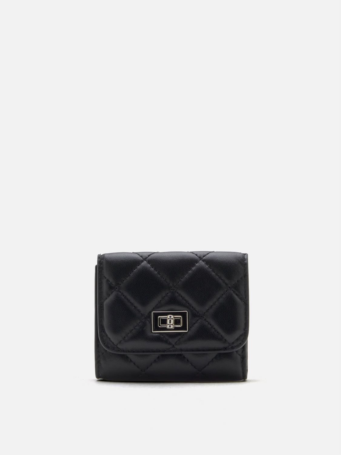 PAZZION, Deirdre Quilted Leather Wallet, Black