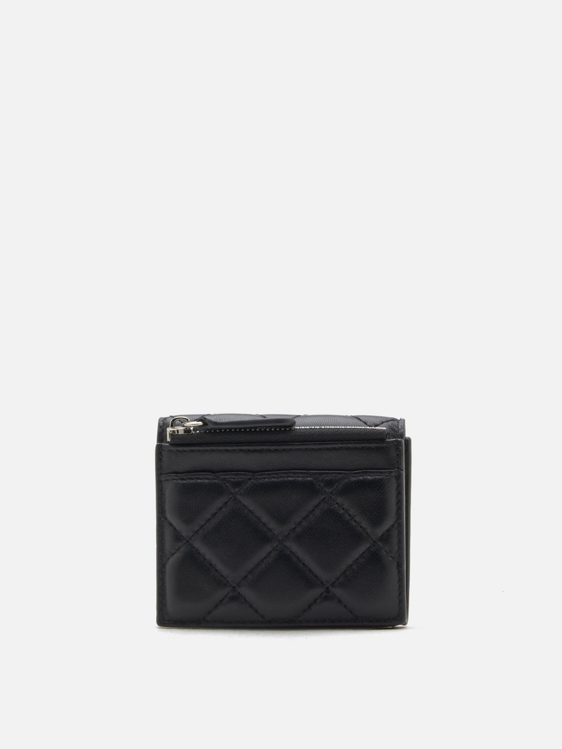 PAZZION, Deirdre Quilted Leather Wallet, Black