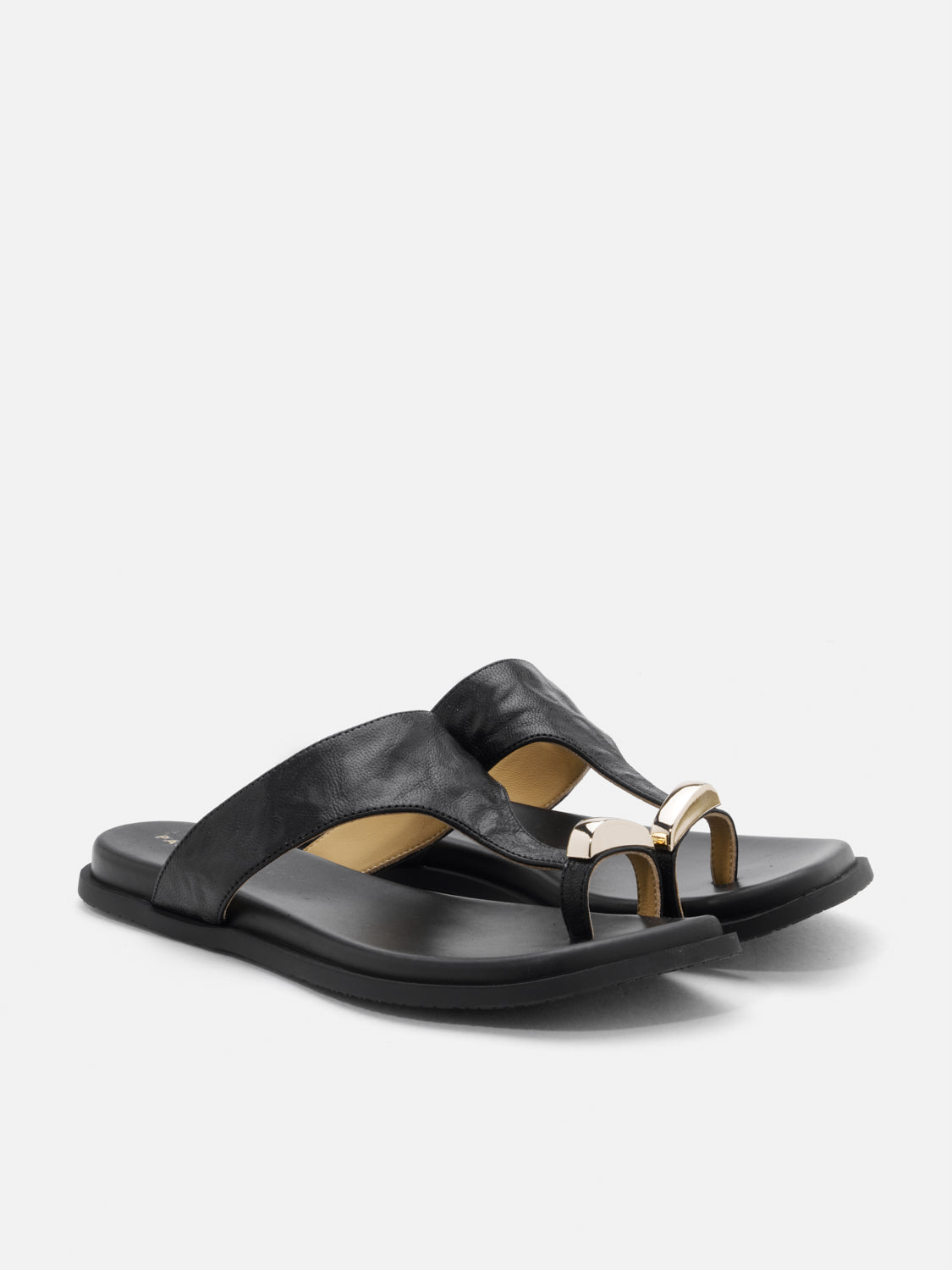PAZZION, Delilah Slides, Black