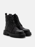 Demi Quilted Puffy Lace-up Boots