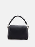 PAZZION, Donna Knotted Double Handle Bag, Black