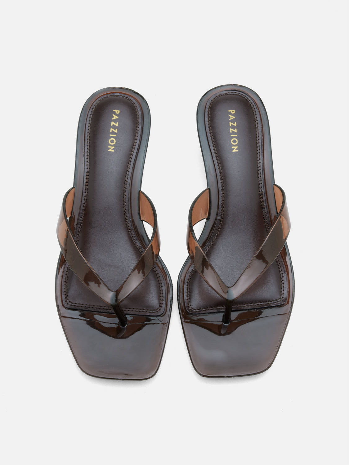 PAZZION, Doris Sandal Heels, Brown