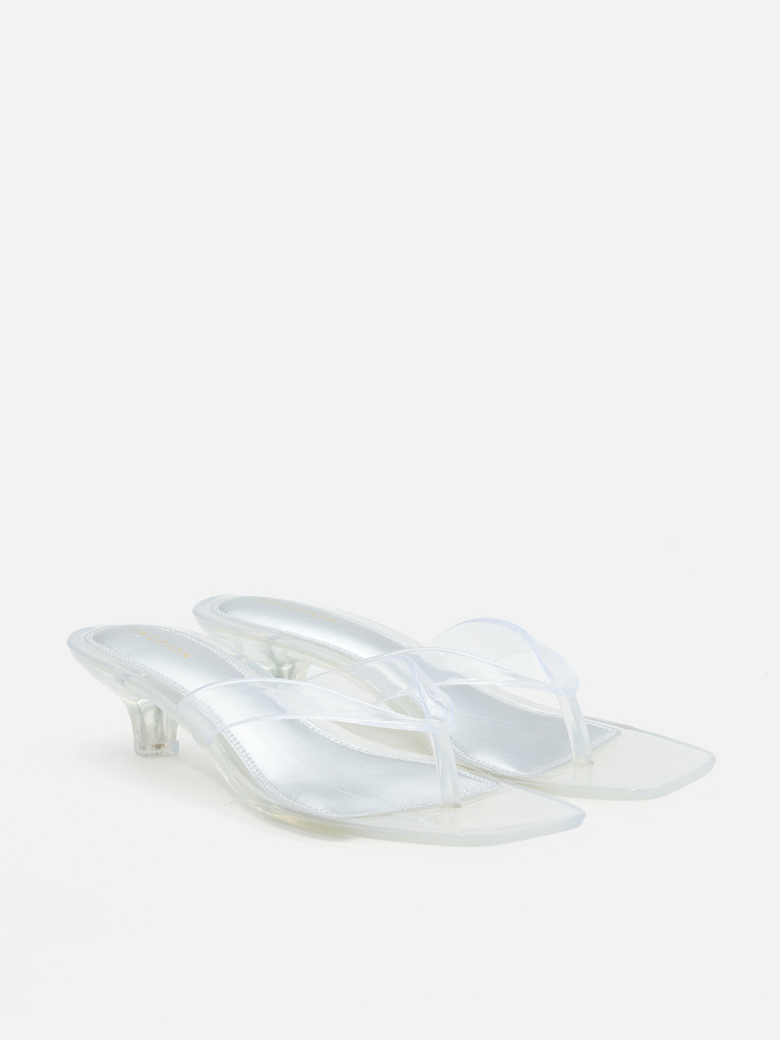PAZZION, Doris Sandal Heels, Silver