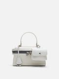 PAZZION, Elettra Compact Satchel, Beige