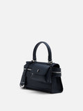 PAZZION, Elettra Compact Satchel, Black