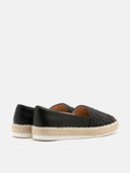 PAZZION, Elodie Quilted Espadrilles, Black