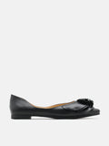 PAZZION, Elysia Ruffled Flats, Black