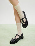PAZZION, Emilia T-Bar Mary Janes, Black