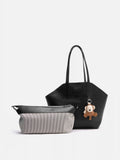 PAZZION, Emmanuelle Shoulder Bag, Black