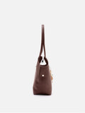 PAZZION, Emmanuelle Shoulder Bag, Brown