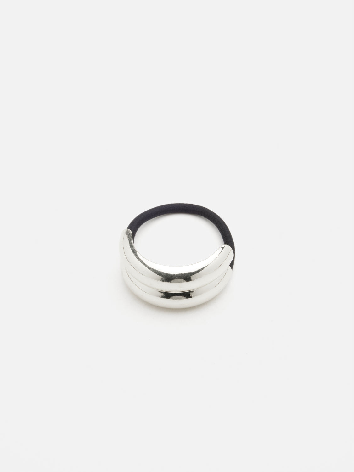 PAZZION, Erica Hair Tie, Silver