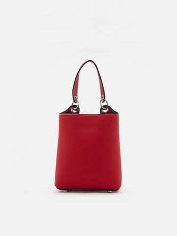 Estelle Leather Mini Bucket Bag