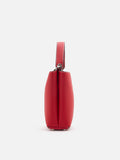 PAZZION, Estelle Leather Mini Bucket Bag, Red