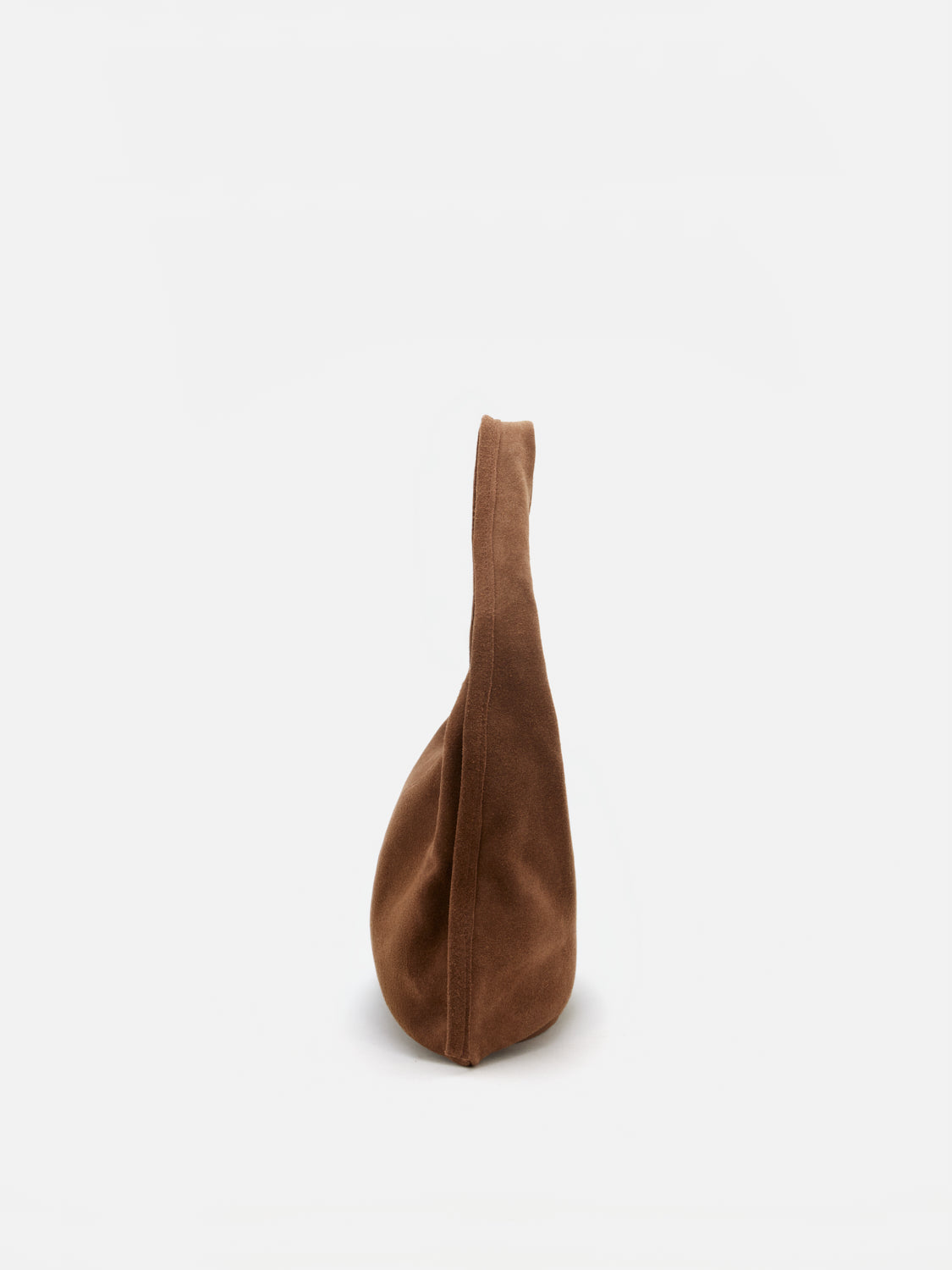 PAZZION, Esther Suede Shoulder Bag - Brown, Brown