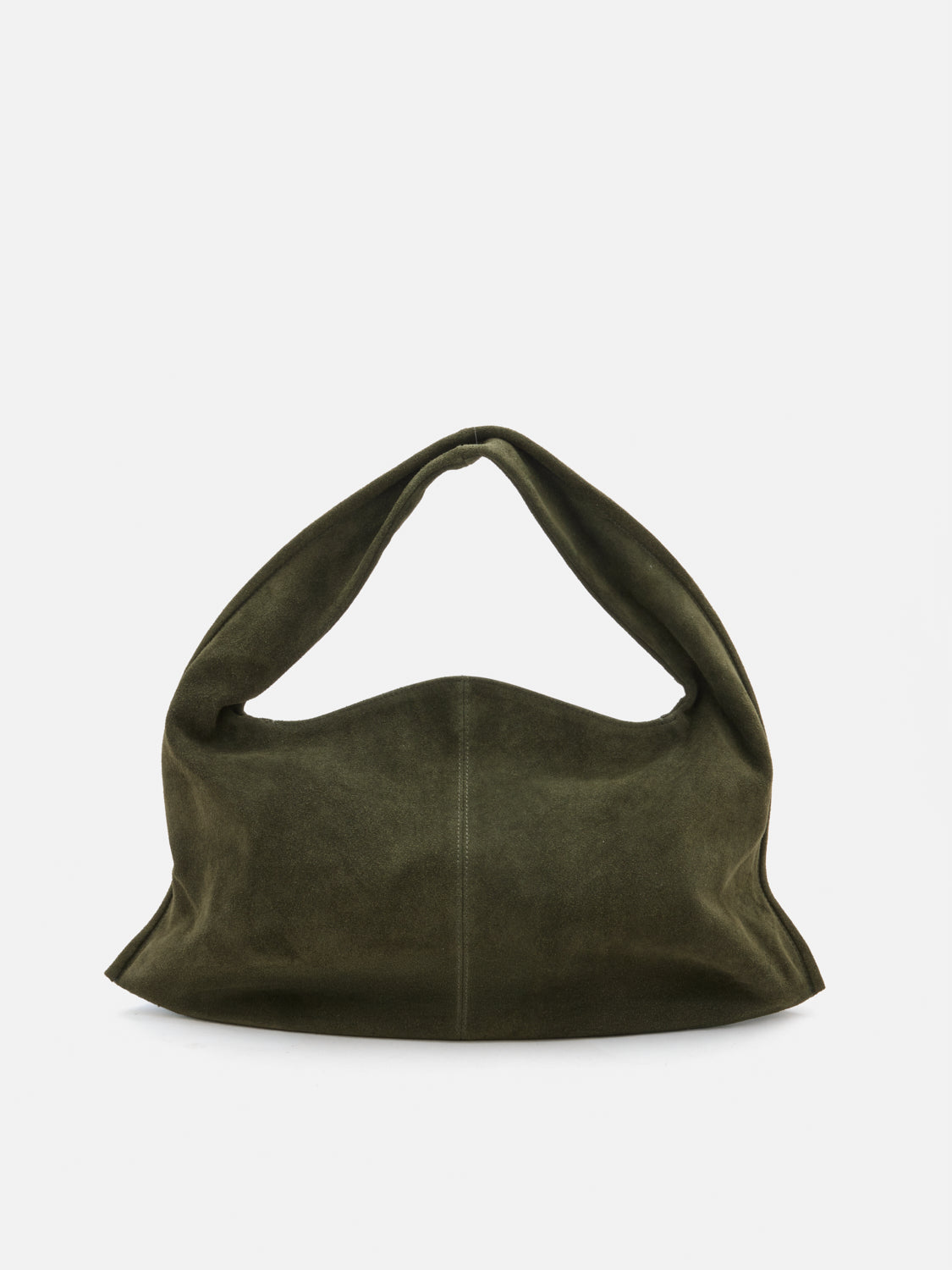 PAZZION, Esther Suede Shoulder Bag - Dark Green, Green