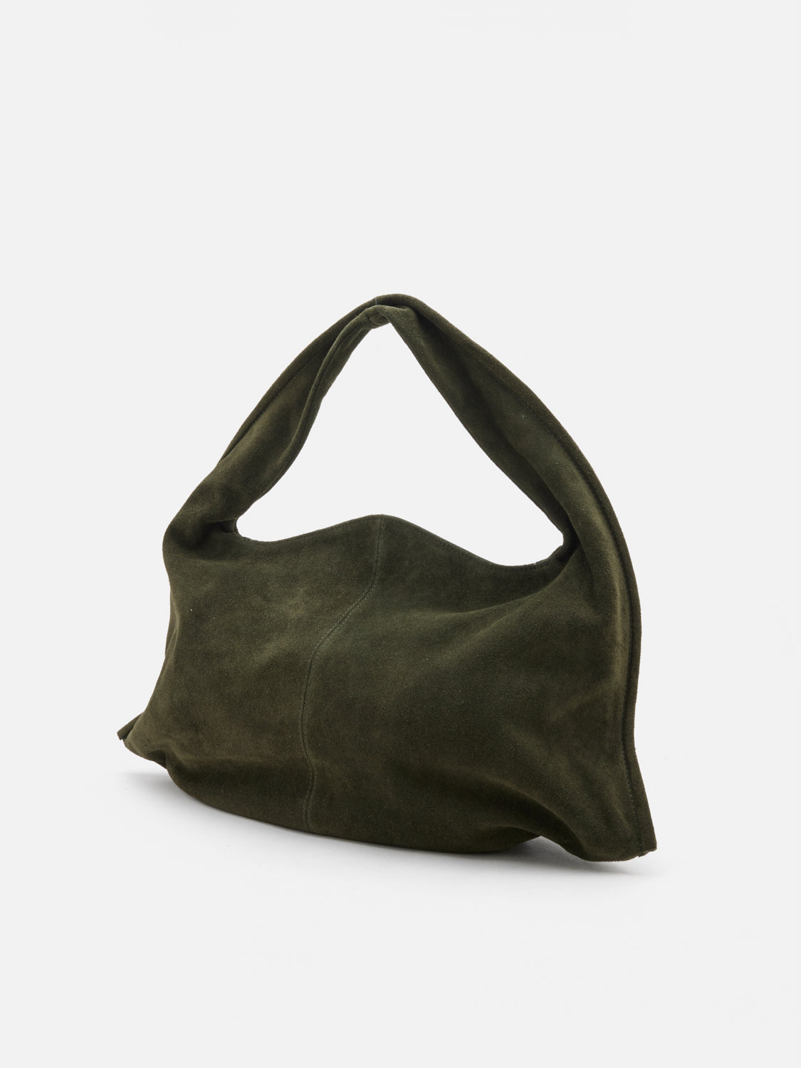 PAZZION, Esther Suede Shoulder Bag - Dark Green, Green