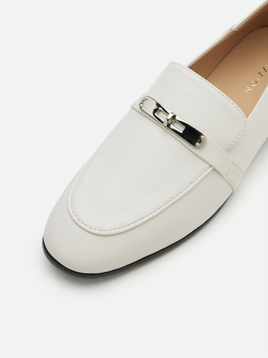 PAZZION, Felicity Classic Loafers, Beige