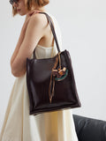 PAZZION, Fionarissa Leather Tote, Wine