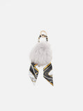 PAZZION, Frieda Fluff & Twilly Keychain, Grey