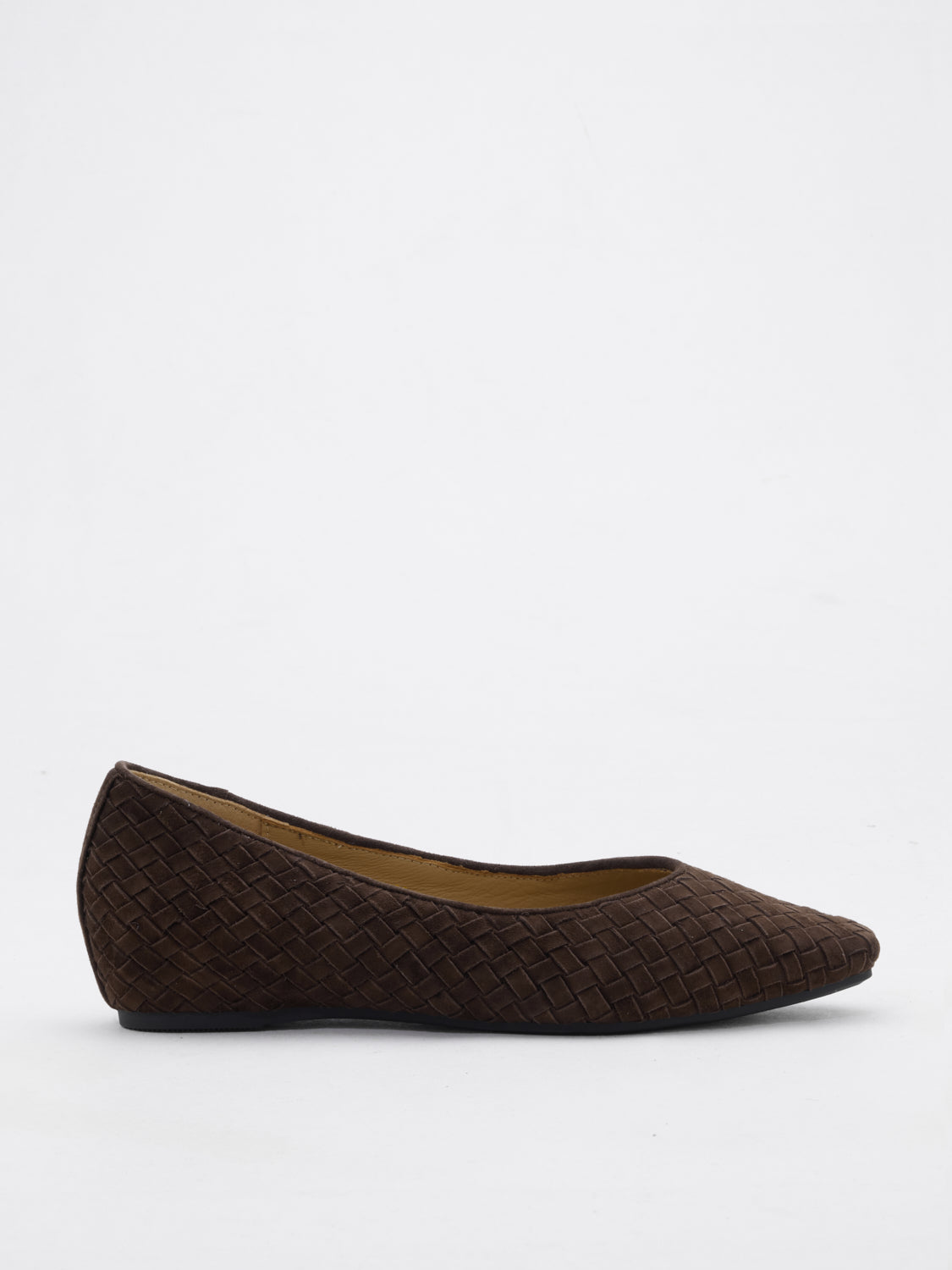 PAZZION, Geneva Woven Flats, Darkbrown